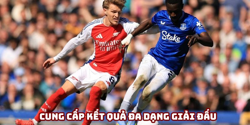 Cung cấp kết quả đa dạng giải đấu